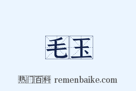 毛玉是什么意思的图片